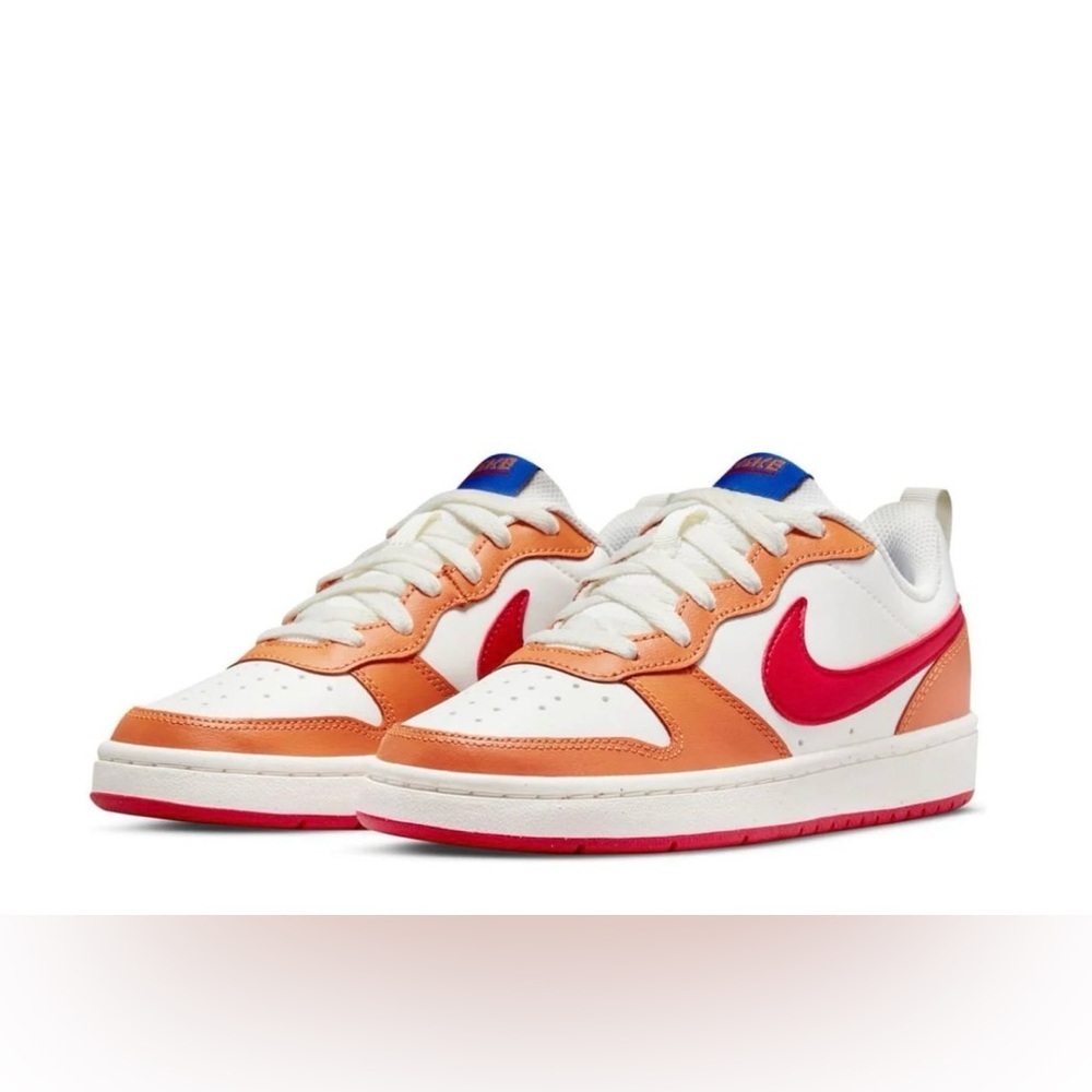 Nike Court Borough Sneakers in Orange and Red - Picture 10 of 10